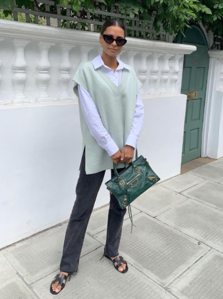 Padu Padan Kemeja Dan Vest Rajut Yang Akan Jadi Tren Di Tahun 2021