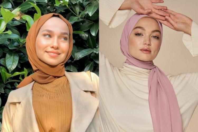 8 Warna Hijab Yang Cocok Untuk Kulit Kuning Langsat  Agar 