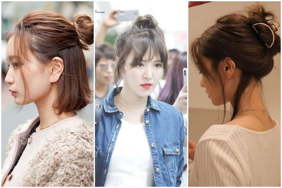 8 Gaya Rambut Cepol Ala Perempuan Korea Yang Simpel Womantalk