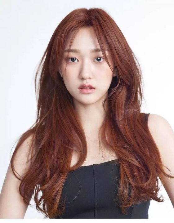 7 Model Dan Gaya Rambut Merah Maroon Ala Korea Yang Elegan Womantalk