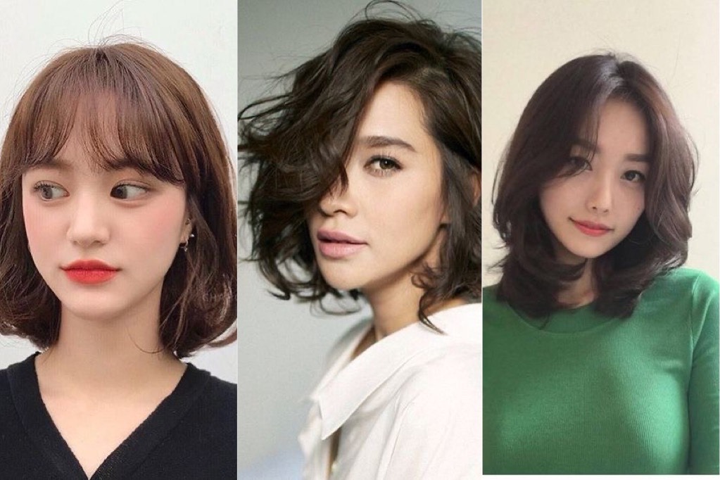 10 Model  Rambut  Bob Ala Korea yang Bagus  untuk Wajah Bulat 