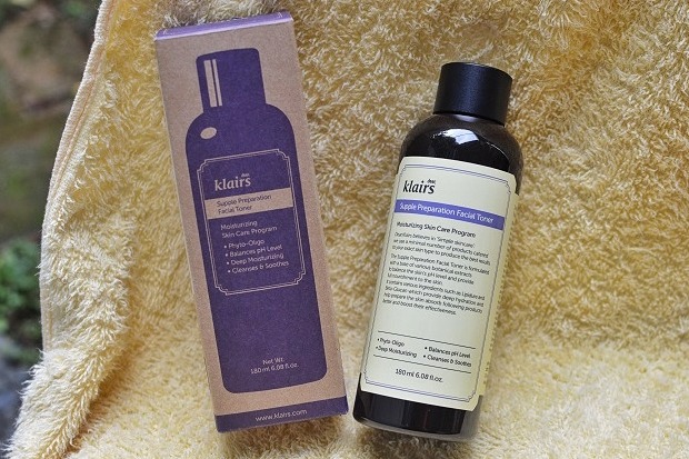 review hydrating toner klairs
