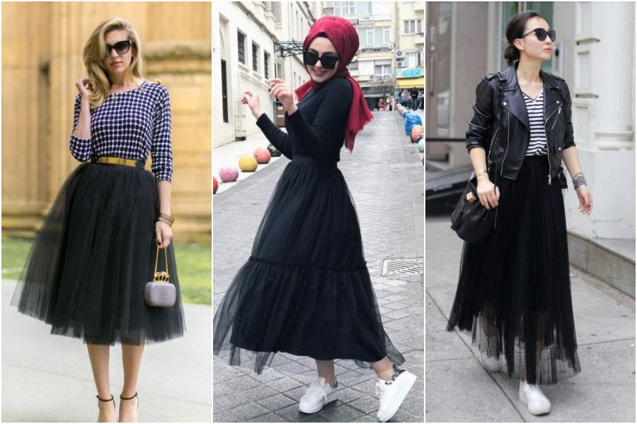 8 Ootd Rok Tutu Hitam Yang Menawan Termasuk Untuk Hijaber Womantalk