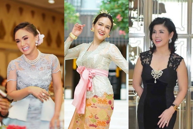 8 Baju Kondangan Yang Bikin Awet Muda Di Usia 30 40 Dan 50 An Dari Kebaya Yuni Shara Hingga Dress Desiree Tarigan Womantalk
