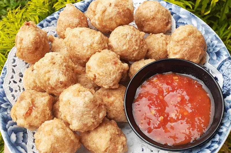  Resep Bakso Goreng Tepung  Kanji Hijab Casual