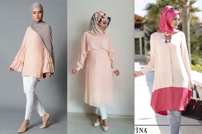 7 Inspirasi Warna  Hijab yang  Cocok untuk Tunik Peach Anda 