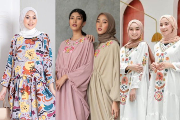 7 Tunik Dress Untuk Orang Gemuk Dan Berhijab Harga Di ...