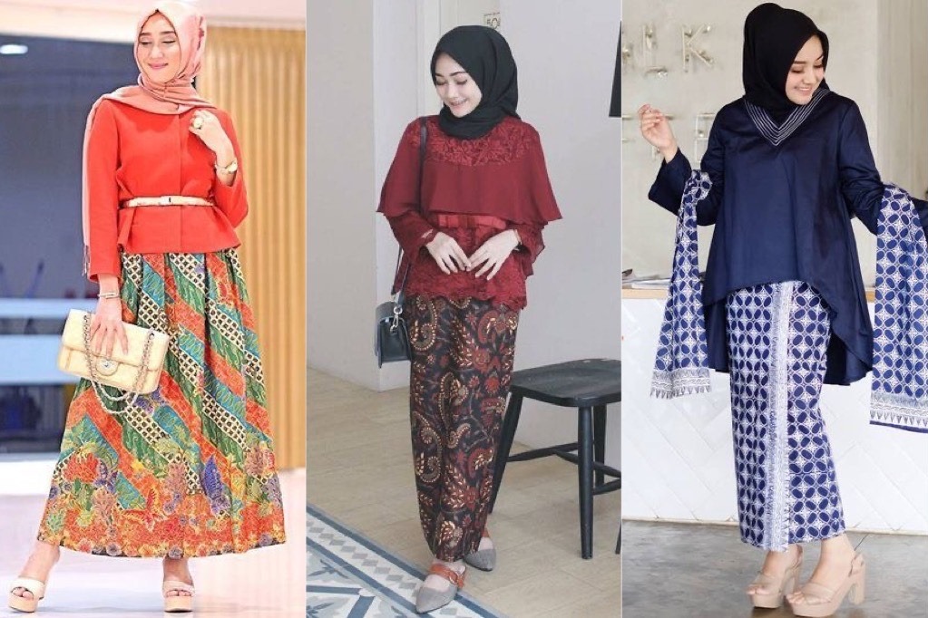 7 Model Rok Batik Panjang Simpel Untuk Hijaber Womantalk