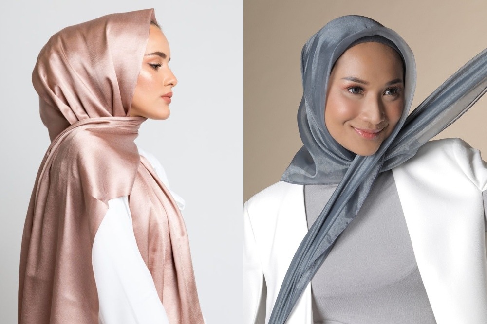 6 Pilihan  Bahan Hijab  Untuk Kondangan yang Simpel Womantalk