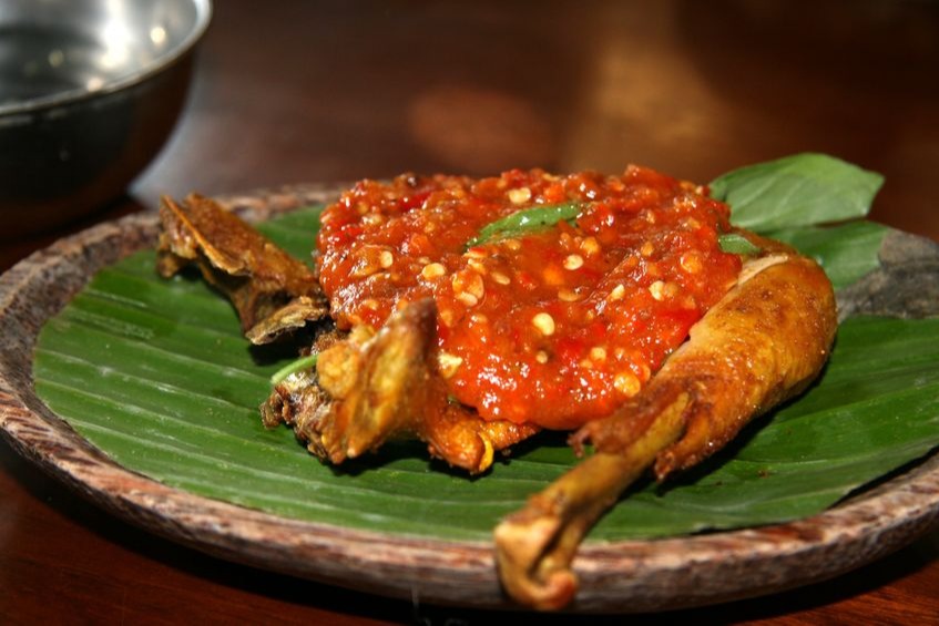 Kalori Nasi Ayam Lalapan