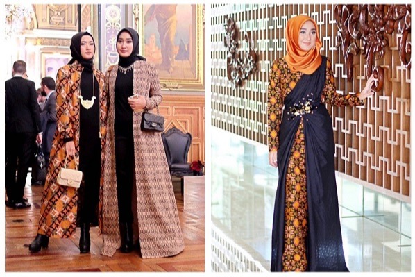 7 Model Baju Pesta Batik Modifikasi Yang Bagus Untuk Hijaber Womantalk