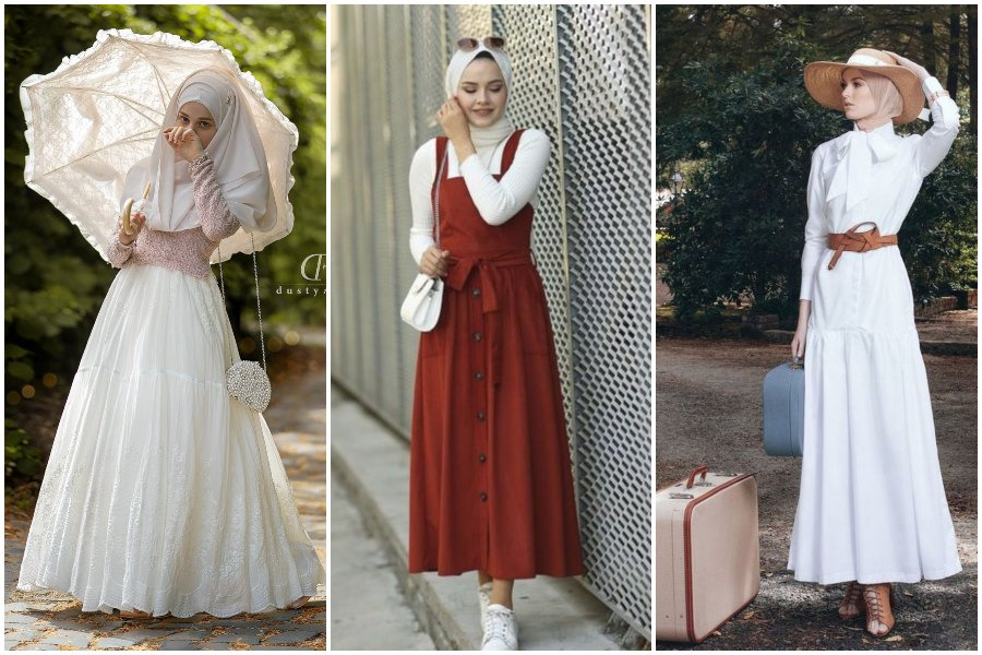 13 Gaya Retro Yang Stylish Untuk Wanita Berhijab Womantalk