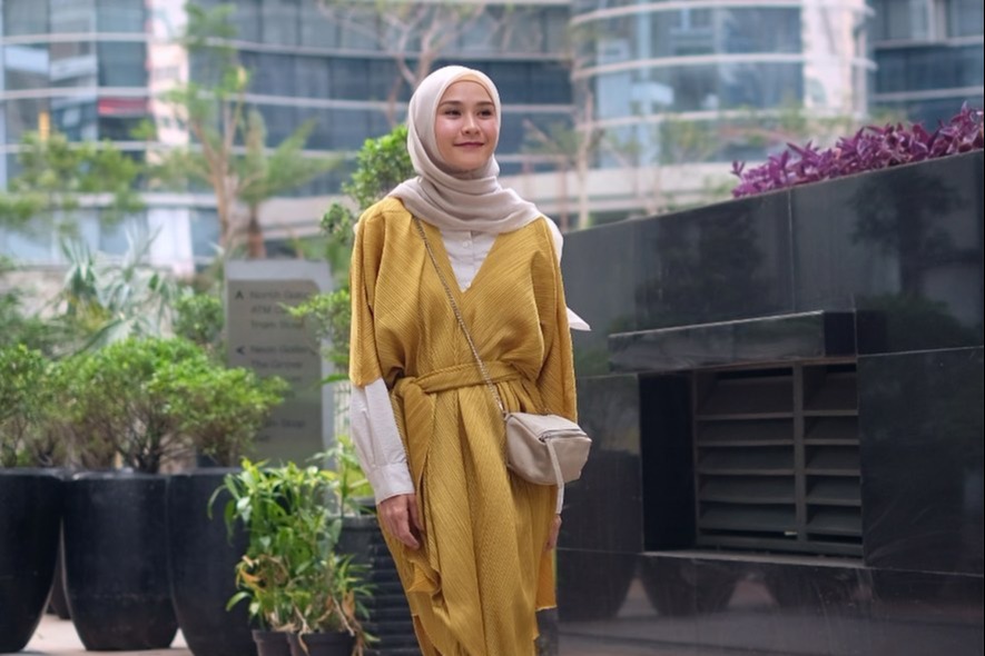 Gaya Hijab Ootd Hijab Hijau Army - Jilbab Voal