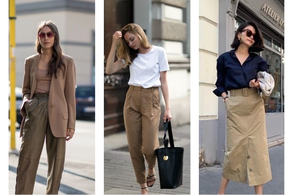 9 Padu Padan Model Baju Warna Khaki Supaya Makin Glamor Womantalk