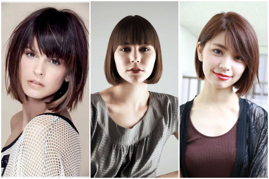 7 Gaya Rambut Lurus Pendek Yang Sedang Jadi Tren Dan Membuat Pipi Terlihat Tirus Womantalk