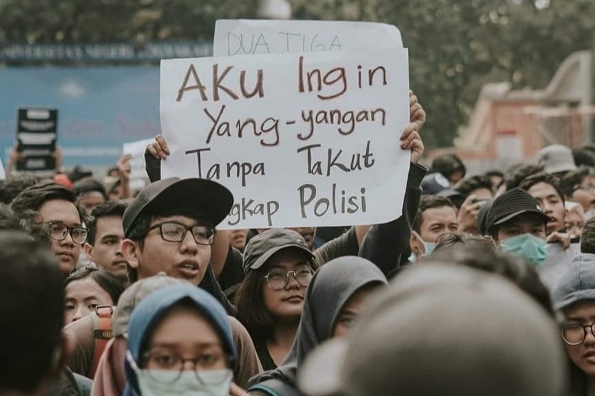 Hasil gambar untuk demo tolak ruu kuhp