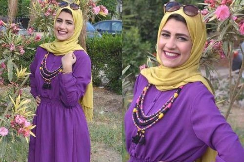 8 Inspirasi Perpaduan Hijab Dan Baju Warna Ungu Simpel Termasuk Gamis Womantalk