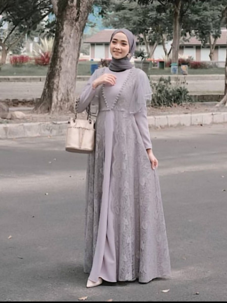 7 Model Kebaya Modern Dan Dress Brokat Kondangan Untuk Hijaber Womantalk