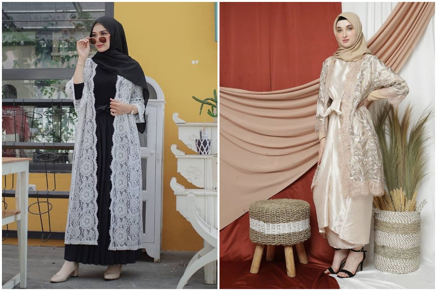 7 Ootd Outer Brokat Untuk Hijaber Di Hari Lebaran Womantalk