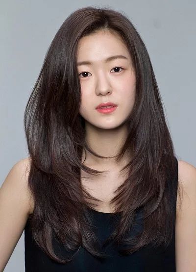 7 Model  Rambut  Oval  Layer Tercantik Ala Perempuan Korea 