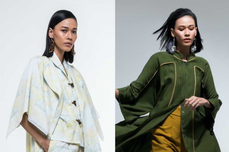 10 Gaya Santun Dan Elegan Dengan Baju Dan Kaftan Warna Earth Tone