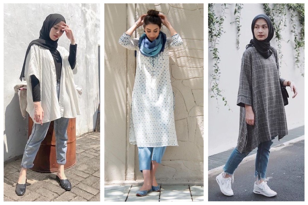 7 Padu Padan Baju  Lebaran dengan Celana Jeans yang  Stylish 