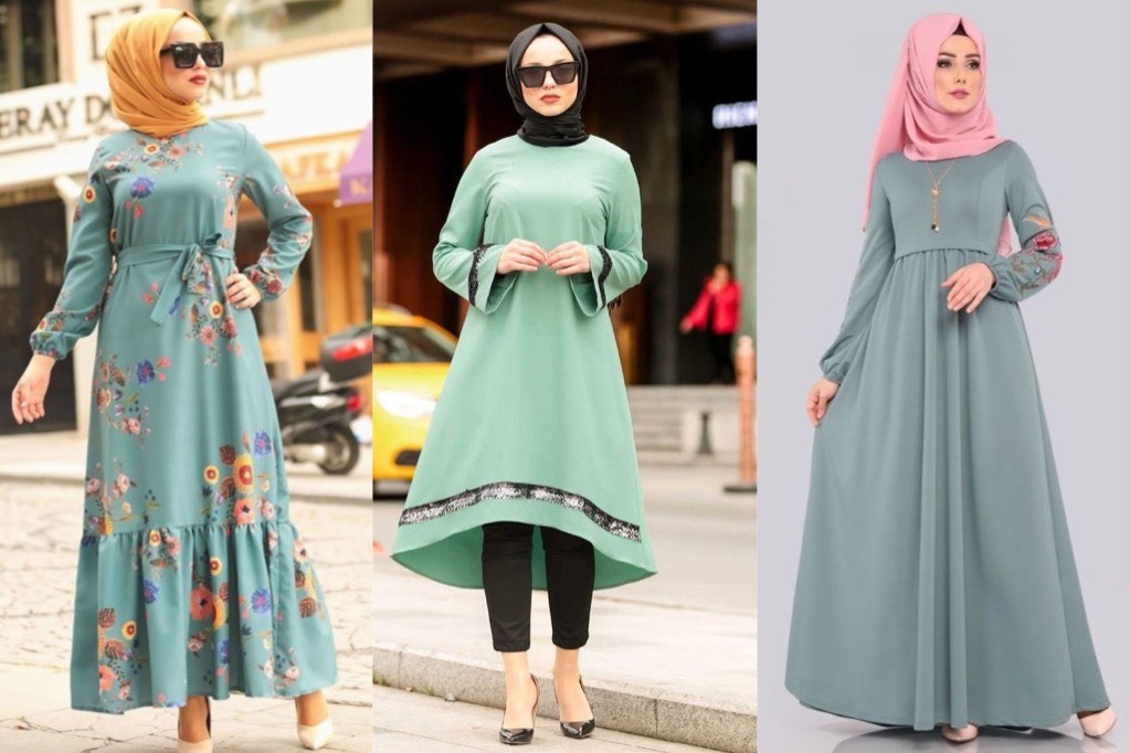 7 Inspirasi Warna Hijab yang Cocok untuk Baju Hijau Mint 