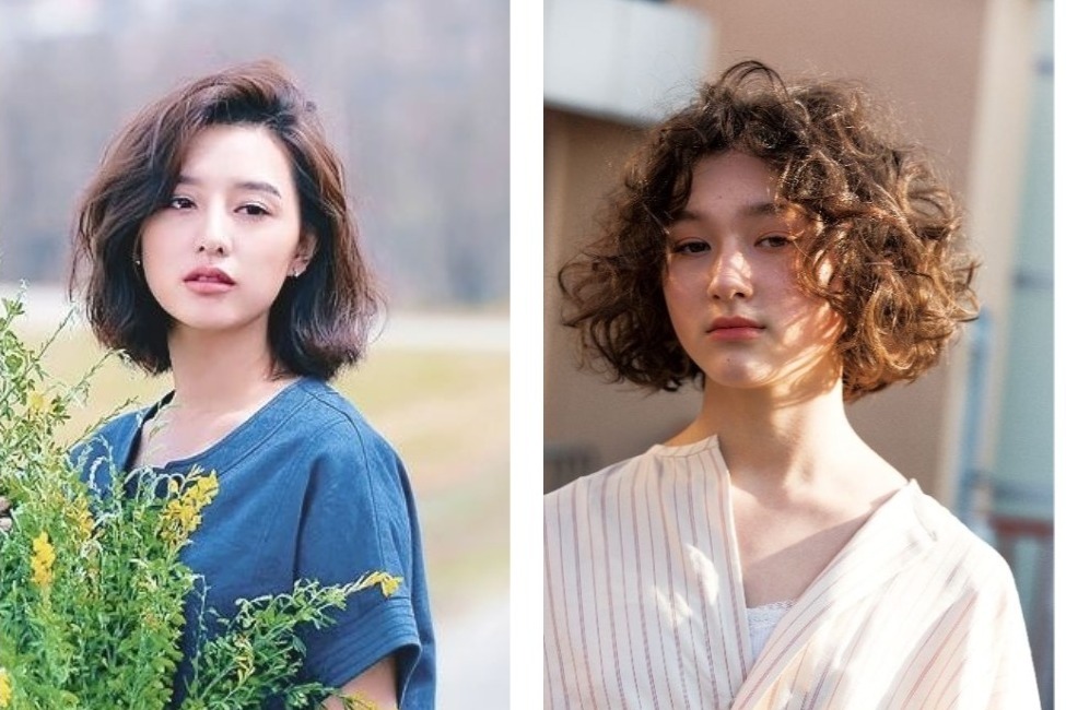 7 Inspirasi  Rambut  Keriting Pendek  Ala  Perempuan Korea  