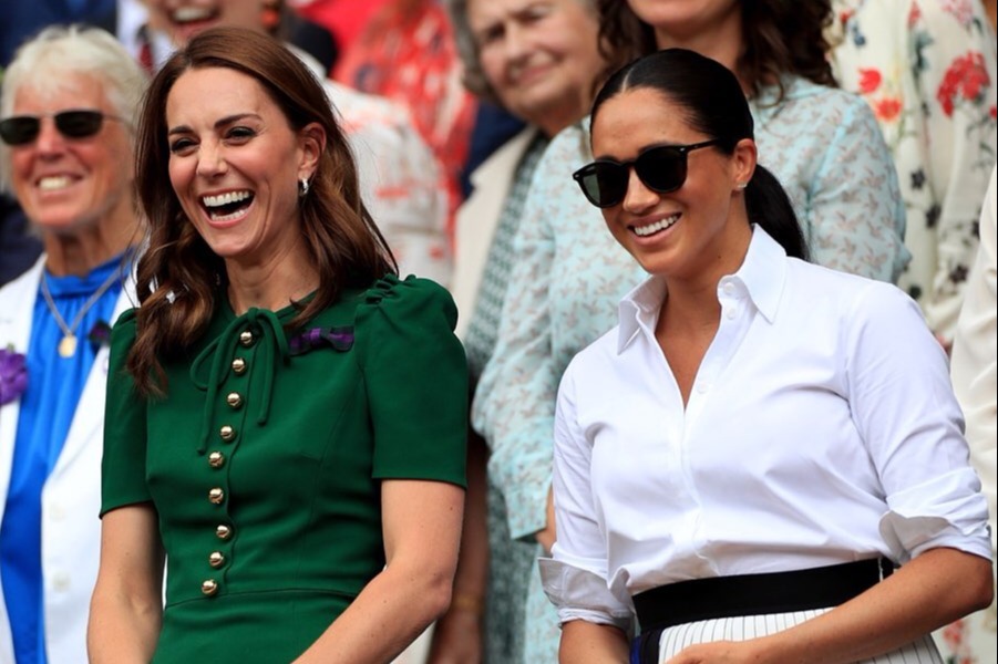 Ini Bedanya Gaya Outfit Kate Middleton Dan Meghan Markle Di Wimbledon Womantalk