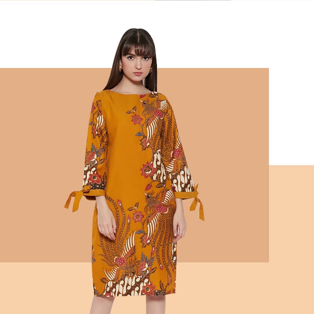 7 Model Dress Batik Modern Yang Stylish Dan Elegan - Womantalk